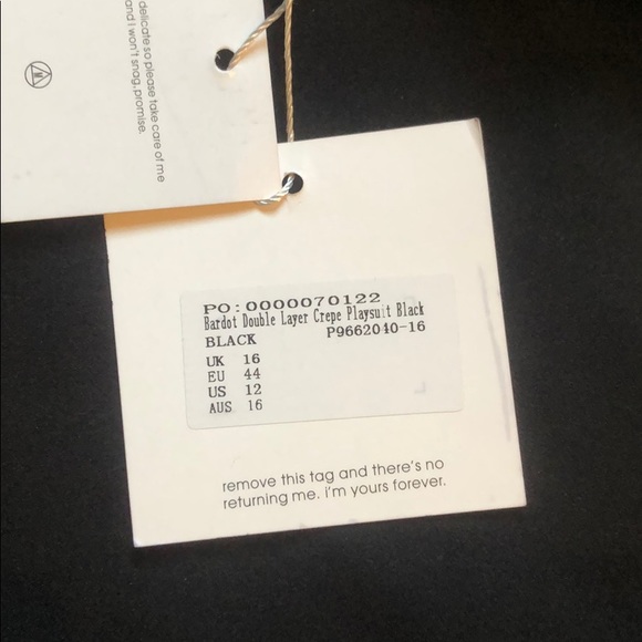 Black romper - Picture 3 of 4